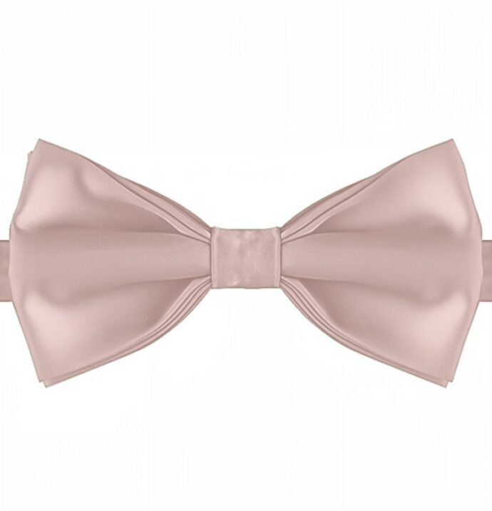 Gravata Borboleta Rosa Antigo